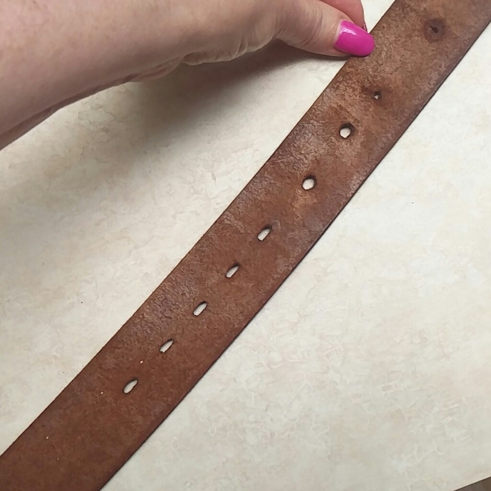 Wright 704 Tooled leather cowgirl belt - Picture 4 of 7